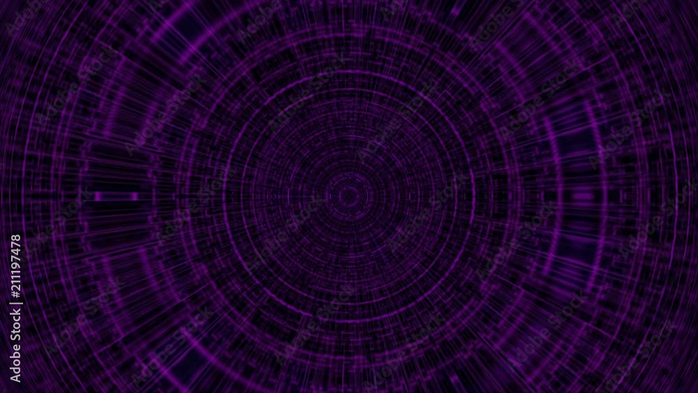 Poster circle with grid, abstract business science or computer technology background, 3d rendering backdrop