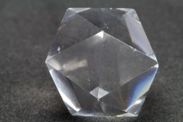 Quartz platonic solid