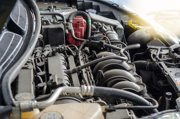 Obraz premium Car engine