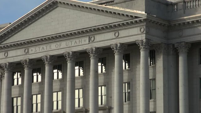 Still: The Front View of Utah State Capitol