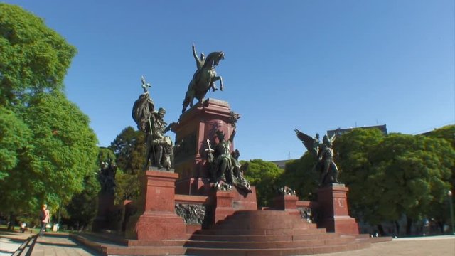 Statue, Plaza San Martin, Buenos Aires