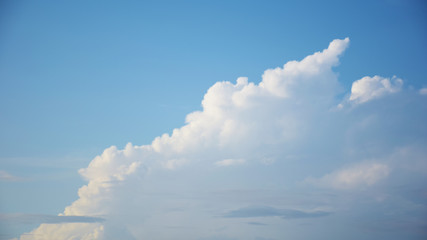 A cloud roaming the sky.