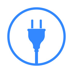 Obraz premium European Electric Plug icon, symbol. Europe standart