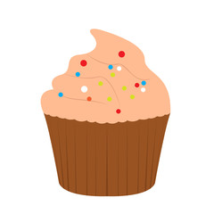 Isolated cupcake icon