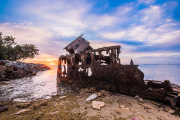 Fototapeta na wymiar HMQS Gayundah Shipwreck