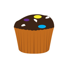 Isolated muffin icon