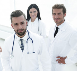 Fototapeta premium portrait of a professional team of doctors