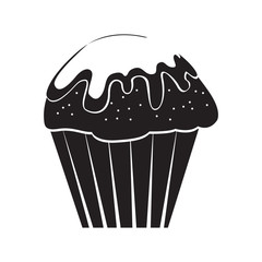 Isolated muffin icon
