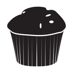Isolated muffin icon