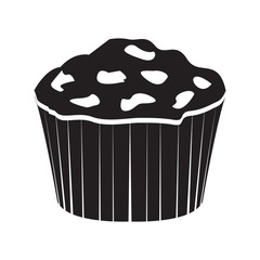 Isolated muffin icon