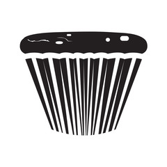 Isolated muffin icon