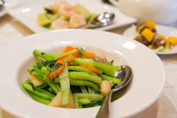 stir fried garlic Taiwan pechay