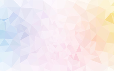 Fototapeta premium Light Multicolor vector polygonal pattern.