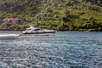 Bay of Kotor in Montenegro, Adriatic sea 