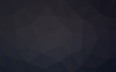 Dark Gray vector low poly texture.