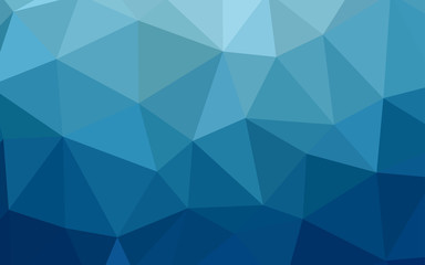 Light BLUE vector abstract mosaic background.