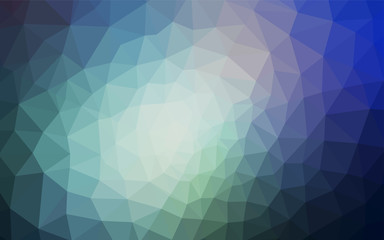 Obraz premium Light BLUE vector abstract mosaic backdrop.