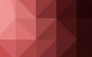 Light Pink, Red vector polygon abstract layout.