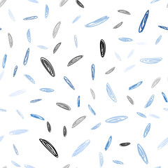 Light BLUE vector seamless template with circles.