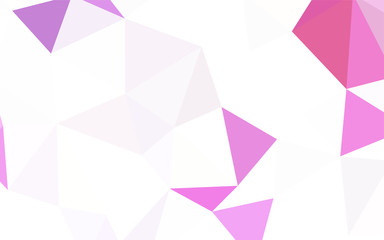 Light Blue, Yellow vector shining triangular backdrop.