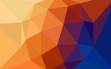 Light Blue, Yellow vector low poly layout.