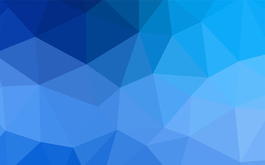 Obraz premium Light Blue, Yellow vector polygonal background.
