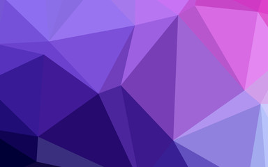 Obraz premium Light Purple, Pink vector polygonal template.