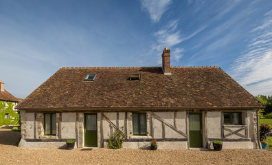 Fototapeta na wymiar Cottage in the Loire valley, France