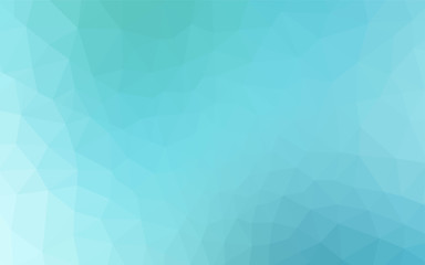 Light Blue, Green vector abstract mosaic background.