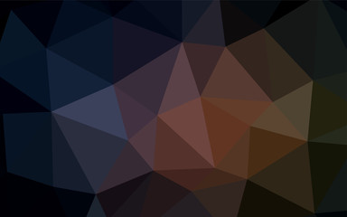 Light Pink, Blue vector abstract mosaic pattern.