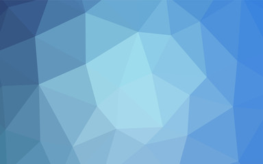 Dark Blue, Red vector triangle mosaic template.