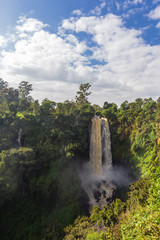 View of the Thompson Waterfall. Northern Kenya, Africa