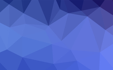Fototapeta premium Light BLUE vector abstract mosaic backdrop.