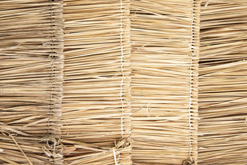 Thatched roof background.