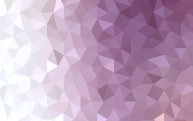 Light Purple vector gradient triangles texture.