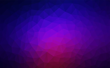 Obraz premium Dark Blue, Red vector triangle mosaic cover.