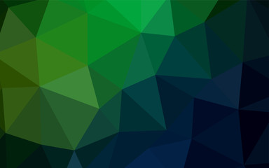 Light BLUE vector gradient triangles template.