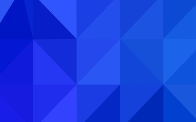Fototapeta premium Light BLUE vector triangle mosaic cover.