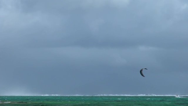 Still: Awesome Kite Surfing at Rarotonga, Cook Islands
