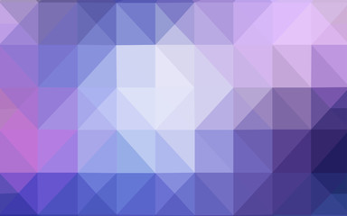 Light Pink, Blue vector template with gradient triangles.