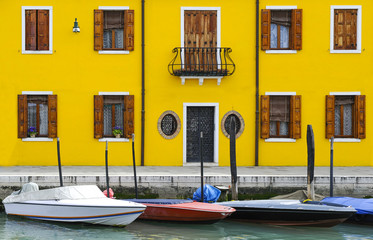 Fototapeta na wymiar The art and architecture of Murano island