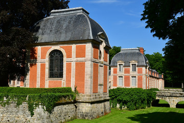 Chamarande; France - june 3 2018 : castle