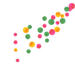 Modern background with bubbles. Cute Pattern for Postcard, Print, Banner or Poster. Vector Texture in Trendy Style