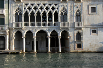 Fototapeta na wymiar Hochwasser, Canal in Venedig, Venedig, Venetien, Italien, Europa