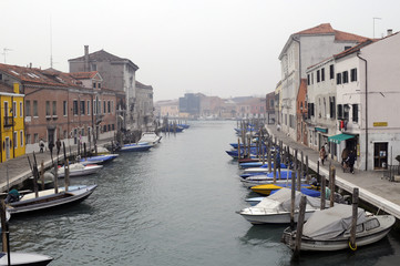 Fototapeta na wymiar Canal, Murano, Venedig, Venetien, Italien