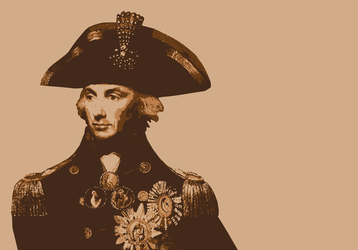 Amiral Nelson - portrait - Anglais - personnage célèbre - personnage - historique - bataille