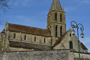Fototapeta na wymiar Santeuil , France - april 6 2018 : picturesque old church