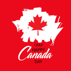 Happy Canada Day poster