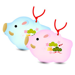 亥　縁起物　年賀状　アイコン