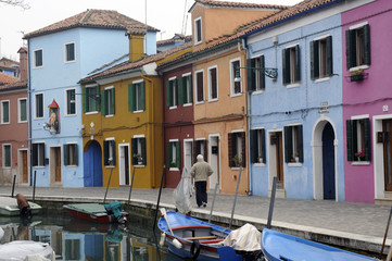 Fototapeta na wymiar Burano, Venedig, Venetien, Italien, Europa